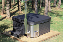 Ladda upp bild till gallerivisning, Jacuzzi Premium (Akryl) 200x200 cm Integrerad vedeldad kamin