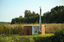 Ladda upp bild till gallerivisning, Badtunna Hemavan Ø180/ Ø200 Integrerad vedeldad kamin