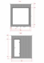Ladda upp bild till gallerivisning, Bastu Funkis Premium (4 pers) Monterad.