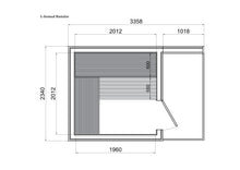 Ladda upp bild till gallerivisning, Bastu Funkis Premium med terass (4 pers) Monterad.