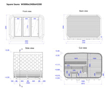 Ladda upp bild till gallerivisning, Bastu Kub Stor med omklädningsrum (4-6 pers) Monterad.