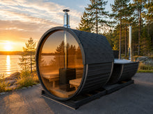 Ladda upp bild till gallerivisning, Bastu Premium (Bastu & Badtunna) Omgående leverans