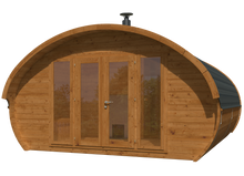 Ladda upp bild till gallerivisning, Bastu Kiruna XL (6-8 pers) Thermowood Byggsats