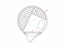 Ladda upp bild till gallerivisning, Bastu terass (2 pers) Monterad
