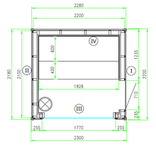 Ladda upp bild till gallerivisning, Bastu Funkis (3-4 pers) Monterad.