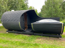 Ladda upp bild till gallerivisning, Bastu Premium (Bastu & Badtunna) Omgående leverans