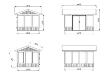 Ladda upp bild till gallerivisning, Paviljong 10,9 m², byggsats