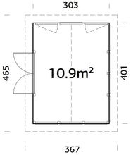 Ladda upp bild till gallerivisning, Paviljong 10,9 m², byggsats
