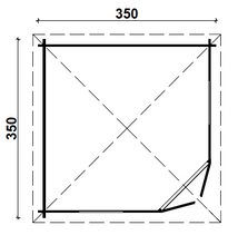 Ladda upp bild till gallerivisning, Friggebod 12 m², byggsats