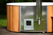 Ladda upp bild till gallerivisning, Badtunna Hemavan Ø180/ Ø200 Integrerad vedeldad kamin