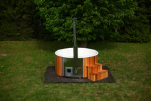 Ladda upp bild till gallerivisning, Badtunna Hemavan Ø180/ Ø200 Integrerad vedeldad kamin