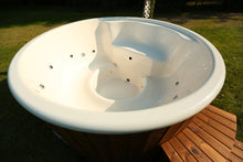 Ladda upp bild till gallerivisning, Badtunna Hemavan Ø180/ Ø200 Integrerad vedeldad kamin