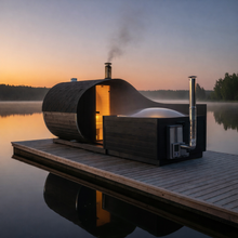 Ladda upp bild till gallerivisning, Bastu Premium (Bastu & Badtunna) Omgående leverans