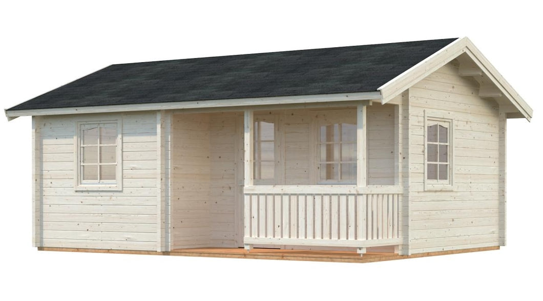 Attefallshus 21,5 m² + 3,7 m²