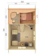 Ladda upp bild till gallerivisning, Attefallshus 29,9 m²
