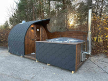 Ladda upp bild till gallerivisning, Bastu Premium Igloo (Bastu &amp; Badtunna)
