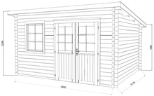 Ladda upp bild till gallerivisning, Redskapsbod 11 m², byggsats
