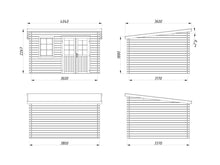 Ladda upp bild till gallerivisning, Redskapsbod 11 m², byggsats
