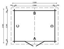 Ladda upp bild till gallerivisning, Redskapsbod 8 m², byggsats
